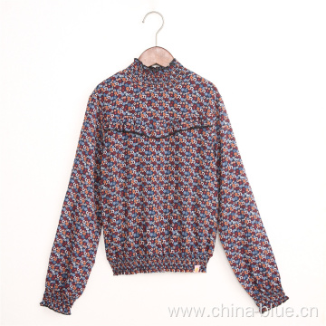 Girls High Quality Printed woven top